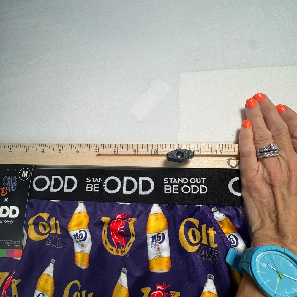 Odd x Cookies Mens Boxer Briefs 2PK Medium Colt 45 Malt Liquor Leaf Print